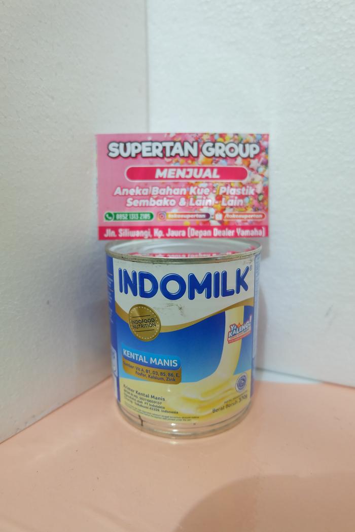 Gambar SUSU KENTAL MANIS INDOMILK @370 GRAM - Putih dari Toko Supertan Kab. Lebak Tokopedia