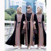 Gambar Baju Muslim Wanita Mellia Maxi Moscrepe dari look180 Kab. Bandung 1 Tokopedia