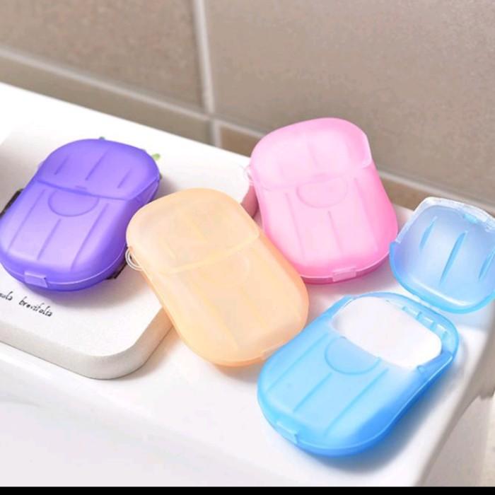 Gambar SABUN KERTAS CUCI TANGAN PRAKTIS TRAVELLING PAPER HAND SOAP KEBERSIHAN dari Jurang Shop Kota Surabaya Tokopedia