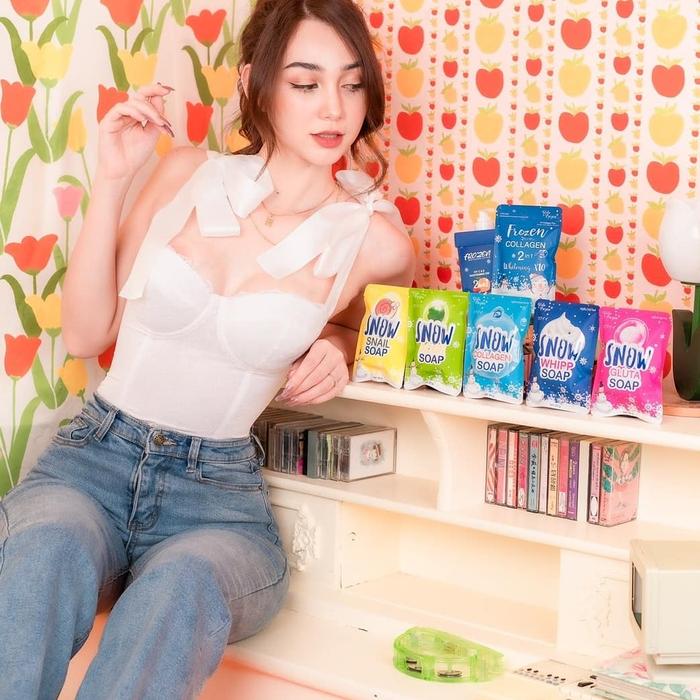 Gambar FROZEN SNOW SOAP SNOW WHIPP SOAP SABUN GLUTA dari Metamorph Beauty Thailan Kota Medan Tokopedia