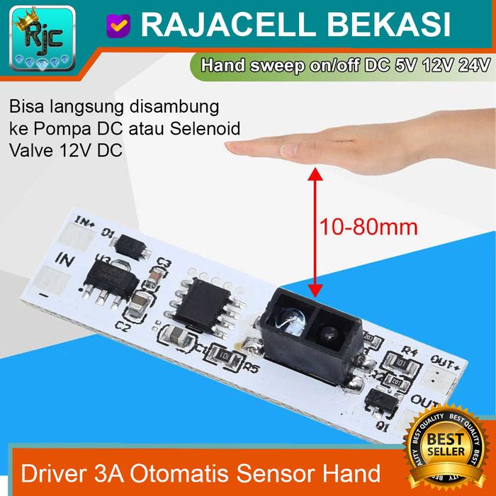 Gambar Hand Sweep Sensor IR Proximity Switch 12v 3A Sensor Kran Otomatis dari Rajacell Bekasi Kota Bekasi Tokopedia