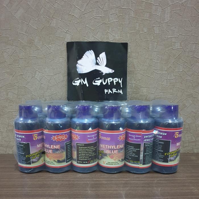 Gambar Obat Ikan - Vivian Methylene Blue / Obat Biru -100ml dari GM Guppy Farm Kab. Bekasi Tokopedia