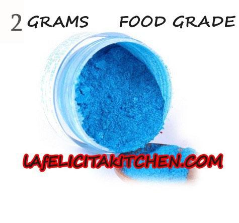 Gambar 2G BIRU BLUE METALLIC LUSTRE DUST CAKE KUE EDIBLE BUBUK 2G DEKORASI dari LFk ONLINE Kota Administrasi Jakarta Barat Tokopedia