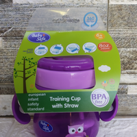 Gambar botol minum anak baby safe wieghted straw training cup 250 ml dari abrisam babyshop Kab. Bekasi 3 Tokopedia