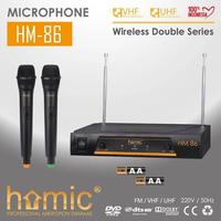 Gambar Homic Microphone Mic Double Wireless + Receiver HM-86 dari NICA EL Kota Bandung 3 Tokopedia