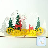 Gambar Pop Up Card Natal Rusa Pohon Santa 3D Kartu Ucapan Christmast Unik 4D dari Pepepipi Kota Bandung 1 Tokopedia