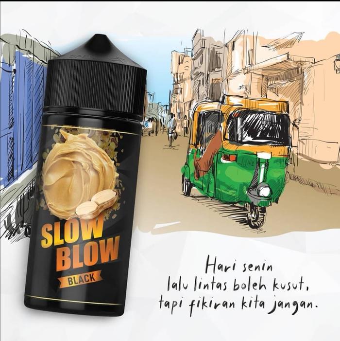 Gambar Liquids Slow Blow Black - Peanut Butter dari Vapers5758 Kota Surakarta Tokopedia