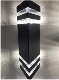 Gambar Lampu Dinding Segitiga / Lampu Outdoor / Lampu Pilar E27/2ARAH dari Bima sakti elektronik_NEW Kota Administrasi Jakarta Pusat 3 Tokopedia