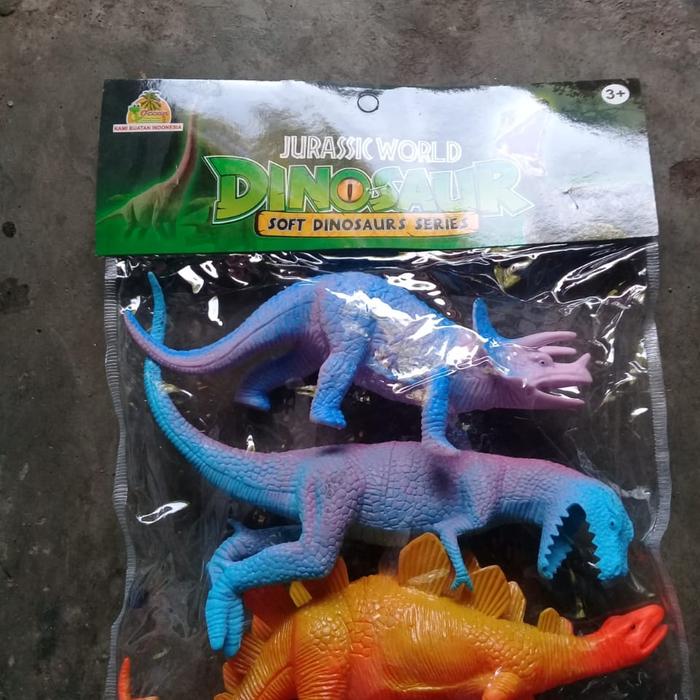 Gambar animal dino isi 3 karet besar dari norhasan toys Kota Surabaya Tokopedia
