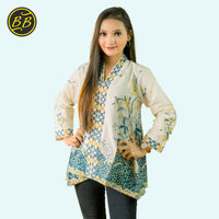 Gambar BLOUSE BATIK WANITA MODEREN dari babonjabatik Kota Pekalongan 2 Tokopedia
