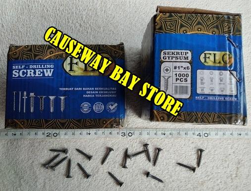 Gambar SKRUP GYPSUM/DRYWALL 1"X6 HARGA 1 KOTAK dari CAUSEWAYBAYSTORE Kab. Sidoarjo Tokopedia