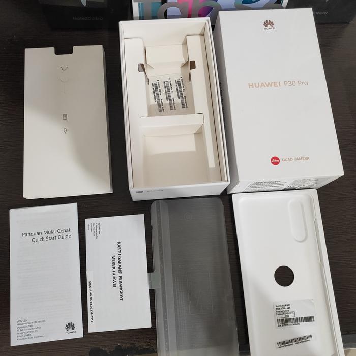 Gambar Dus Huawei P30 PRO Resmi Indonesia Asli 100% Bawaan Unit dari AbangAndroid Kota Bekasi Tokopedia