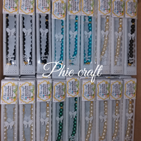 Gambar Souvenir pernikahan tasbih mutiara berat 8 mm kemas mika grosir dari Phie craft n food Kota Cilegon 1 Tokopedia