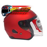 Gambar KYT KYOTO SOLID MAROON DOFF ORIGINAL HELM SNI TERMURAH dari aldohelm2 Kota Bekasi 5 Tokopedia