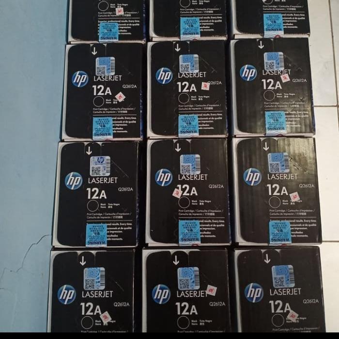 Gambar Toner HP Laserjet 12a Black / Q2612A Hitam dari AQYLA JAYA Kota Administrasi Jakarta Selatan Tokopedia