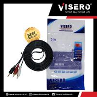 Gambar Cable RCA/Kabel RCA/Cable AV/Kabel AV 5M Jack 2 To 1 Visero dari Visero Indonesia Kab. Tangerang 2 Tokopedia