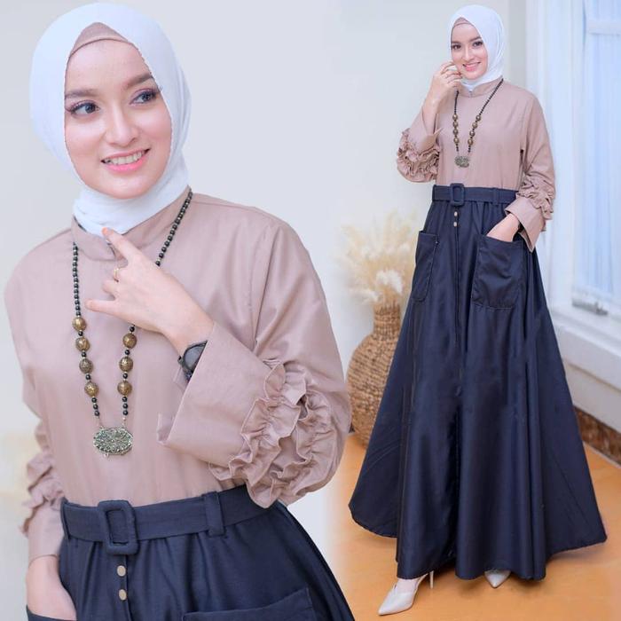Gambar CAMELIA DRESS Baju Gamis Wanita Muslimah Gamis Terbaru 2020 dari Grosir Baju Muslim Model Kota Bandung Tokopedia