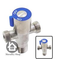 Gambar Stop Kran air Cabang T Murah stainless 20152- Keran air Shower tee H22 dari Morality Shopping Kota Administrasi Jakarta Barat 4 Tokopedia