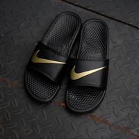 Gambar ( SALE ) SANDAL PRIA SPORT NIKE BENASSI BLACK dari RandBstuff Kota Madiun 3 Tokopedia