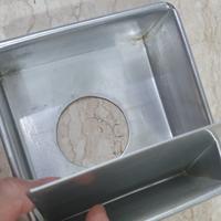 Gambar loyang kotak custome uk 10,5x10,5x5 dari loyang setia Kab. Bogor 1 Tokopedia