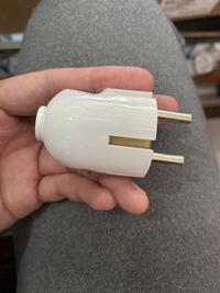 Gambar Steker oval BOSS bp 16 colokan kaki 2 arde seteker dari Sumber Listrik Sejahtera Kota Administrasi Jakarta Barat 1 Tokopedia