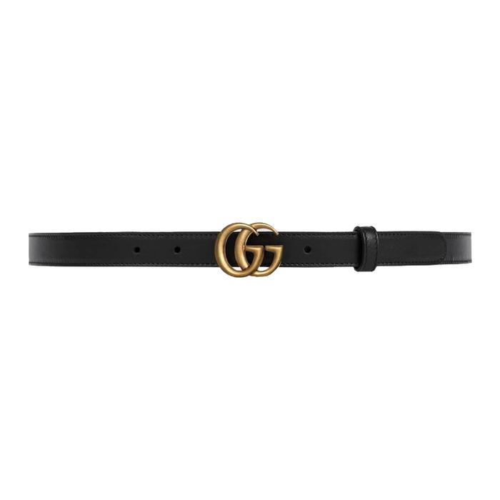 Gambar GG Women Double G Belt 2cm Black Grained GHW 100% Authentic dari High Gentlemen & Ladies Kota Administrasi Jakarta Utara Tokopedia