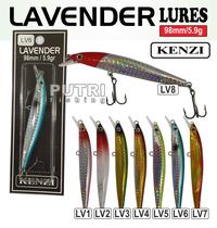 Gambar KENZI LAVENDER LURE 9.8cm 5.9gr - Umpan Pancing Lure Mancing Tiruan Ikan Air Laut & Tawar Hard Bait dari Putri Fishing- Kota Surabaya 1 Tokopedia