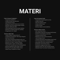 Gambar Membuat Aplikasi Kasir: Video Kursus Pemrograman Web dan Android dari warung belajar Kab. Sidoarjo 2 Tokopedia