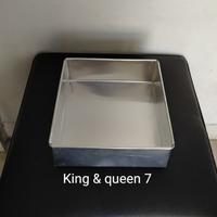 Gambar Loyang bolu persegi 20x20 cm alumunium tebal dari King & Queen 7 Kota Bandung 1 Tokopedia