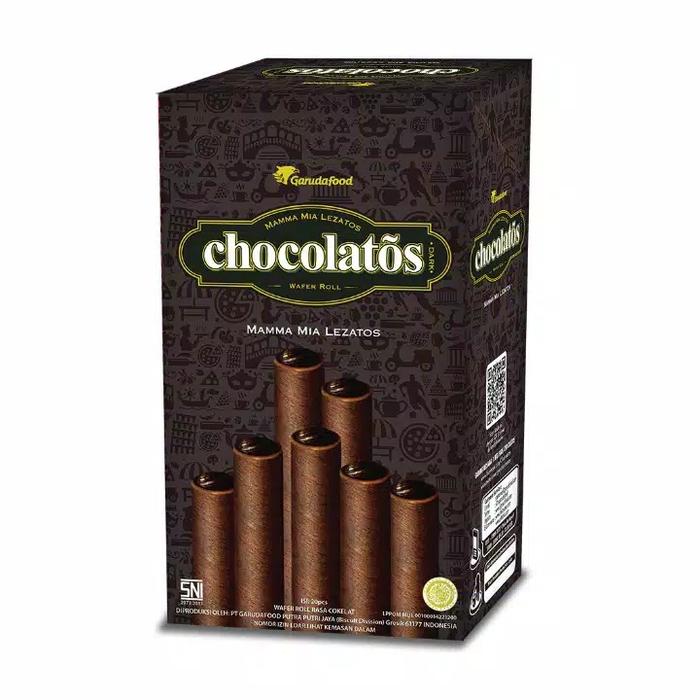 Gambar Chocolatos wafer roll all varian dari Toko Daiva Kab. Sleman Tokopedia