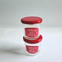 Gambar toples bulat kaca tempat bumbu selai 170 ml tutup warna dari Very Well Kota Administrasi Jakarta Barat 2 Tokopedia