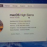 Gambar SALE.. MAC AIR 13 IN 2013..RAM 8GB..SSD 256..CORE I5.MULUSS dari centurycomputer Kota Administrasi Jakarta Barat 3 Tokopedia
