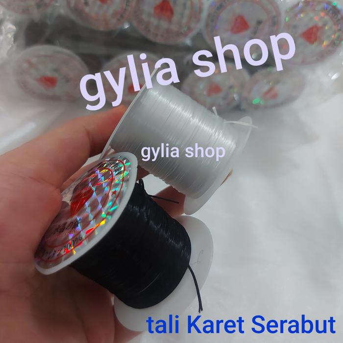 Gambar Tali Karet Serabut / Kenur Elastis Serabut / Tali Gelang per roll dari Gylia04 Kota Administrasi Jakarta Timur Tokopedia