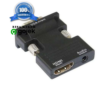 Gambar Converter HDMI Female To VGA Male / Kualitas Jernih / 1080P / Garansi dari kawanSBY Kota Tangerang 2 Tokopedia