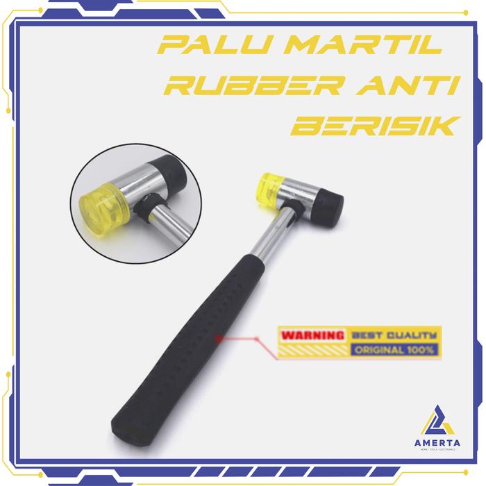 Gambar palu karet mini rubber hammer dari Amerta Center Kota Bandung Tokopedia