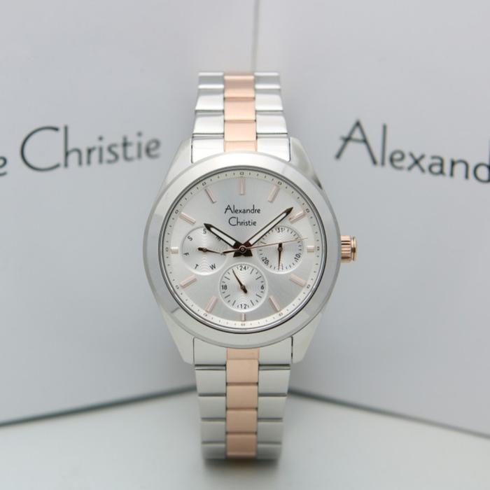 Gambar ALEXANDRE CHRISTIE AC 2903 SILVER ROSEGOLD AC2903 WANITA ORIGINAL dari Top Time Gallery Kota Tangerang Tokopedia