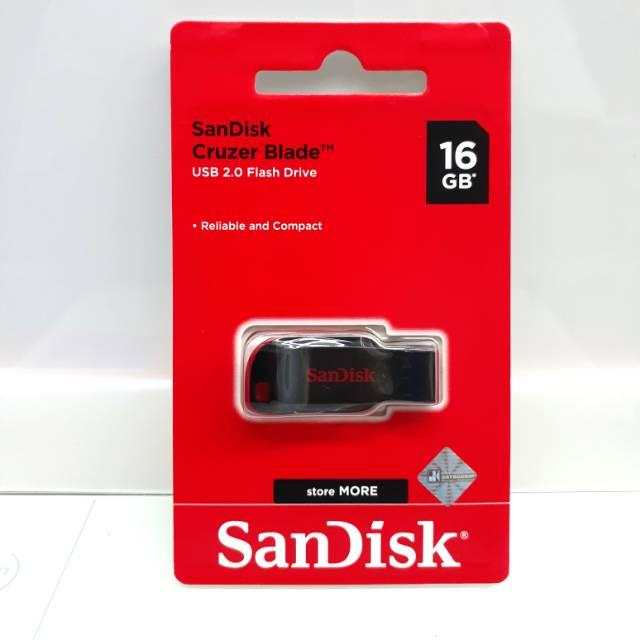 Gambar FLASHDISK SANDISK CRUZER BLADE 8/16/32/64 GB USB 2.0 dari UD. Datacom Kota Balikpapan 4 Tokopedia