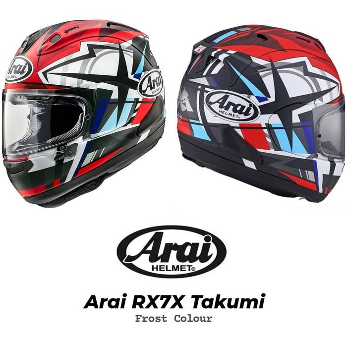 Gambar Arai RX7X Takumi Frost dari Markev Moto Equipment Kota Bogor Tokopedia