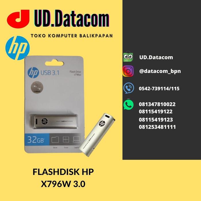 Gambar FLASHDISK HP X796W 32GB/64GB 3.0 dari UD. Datacom Kota Balikpapan Tokopedia
