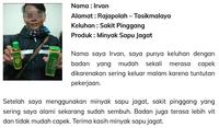 Gambar Obat Radang Tumit - Nyeri Tumit - Plantar Fasciitis Minyak Sapu Jagat dari azqiaraherbal Kota Bandung 3 Tokopedia