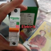 Gambar MCB SCHNEIDER DOMAE 1P 2A 4A 6KA - NEW dari RL ELEKTRIK Kota Administrasi Jakarta Pusat 2 Tokopedia