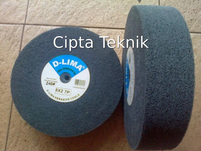Gambar Non Woven Abrasive Wheel D-lima 8 Inchi x 2 inchi Grit 240 7P Roda Buffing Diameter 8inch Tebal 2inch Grit240 dari Cipta Teknik Kab. Bekasi Tokopedia