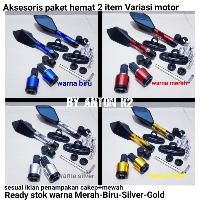 Gambar KACA SPION TOMOK CNC PAKET JALU BANDUL STANG AKSESORIS MOTOR YAMAHA dari ANTON K2 AKSESORIS MOTOR Kota Administrasi Jakarta Barat Tokopedia
