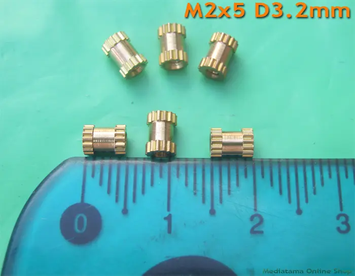 Gambar Mur/Brass/Kuningan/Knurl/Insert Nut Laptop Notebook Netbook dari Mediatama Online Shop Kab. Sumedang 5 Tokopedia