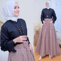 Gambar CAMELIA DRESS Baju Gamis Wanita Muslimah Gamis Terbaru 2020 dari Grosir Baju Muslim Model Kota Bandung 3 Tokopedia