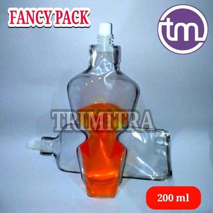 Gambar FANCY PACK 200 ML BOTOL PLASTIK FLEXIBEL KEMASAN MINUMAN CAIR KPACK dari JAVA KEMASAN Kota Surabaya Tokopedia