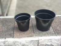 Gambar POT TANAMAN PLASTIK GLOSSY 10 HITAM POLOS TERMURAH dari DN Plastik Kota Bandung 2 Tokopedia