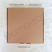 Gambar BOX KARDUS UK. 25x25x5 KOTAK DUS PACKAGING KUE, PACKING ONLINE dari Mandiri Universal Kota Medan 1 Tokopedia