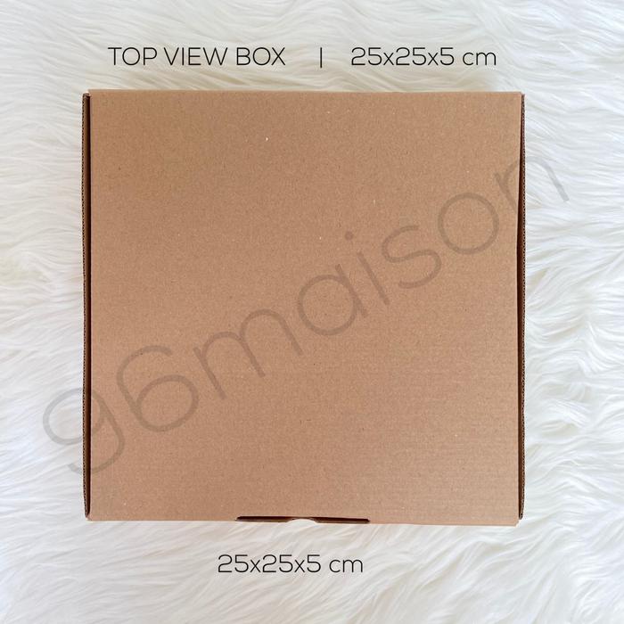 Gambar BOX KARDUS UK. 25x25x5 KOTAK DUS PACKAGING KUE, PACKING ONLINE dari Mandiri Universal Kota Medan Tokopedia