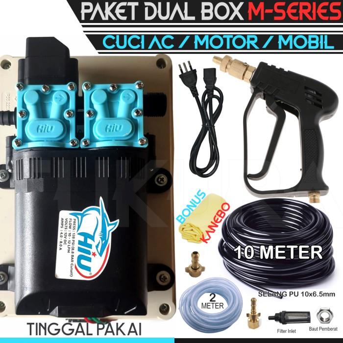 Gambar Mesin Pompa Cuci AC / Motor / Mobil High Pressure DC DUAL HIU BOX M2 dari LARISNENI Kota Depok Tokopedia